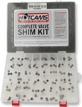 Valve Shim Kits and Refill Packages – 7,48 MM OD - Complete kit