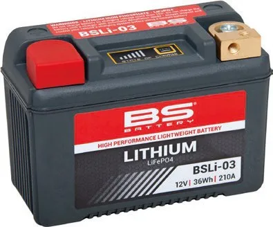 High Performance Lithium Batteries – YT7B-BS, YT7B-4, YT9B-BS, YT9-B4, YTX7A, YTX9-BS, YB9-B, 12N9-4B-1; Capacity (AH/10HR): 3; Power (Wh): 36; Cca (En): 210; Length (MM): 134; Width (MM): 65; Height (MM): 92; Approx. Weight (KG.): 0,78; Terminal Configur