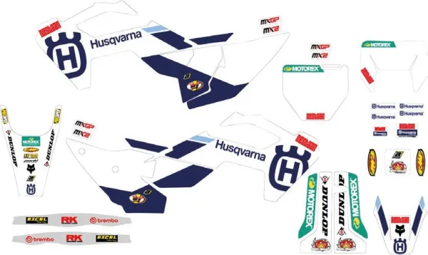 Replica Team Graphic Kits, and Seat Covers for Husqvarna – Graphic