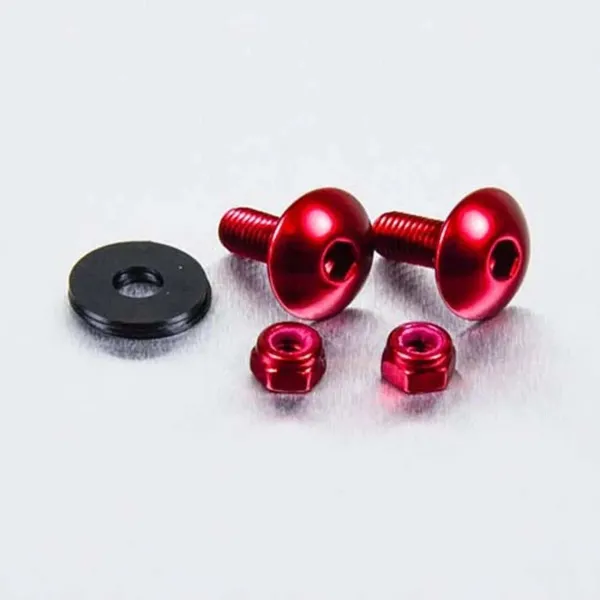 Pro Bolt BOLT KIT LIC PLATE M6X16 RED