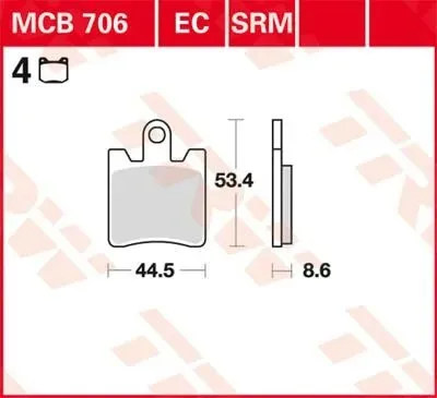 Disc Brake Pads – Mcb 706