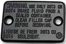 Master Cylinder Cover Plates – Front