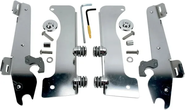 Memphis Shades Batwing Fairing – Batwing Fairing - Trigger-Lock Mount Kit Polished