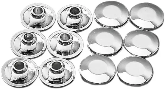 Chrome Handlebar Clamp Plugs – Chrome plugs