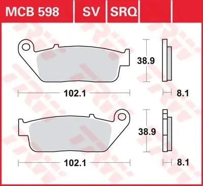 Disc Brake Pads – Mcb 598