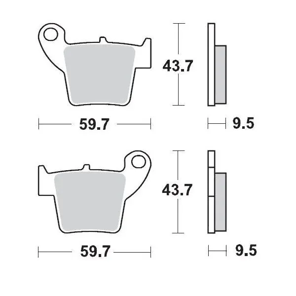 Brake Pads – Rear 11 Compound