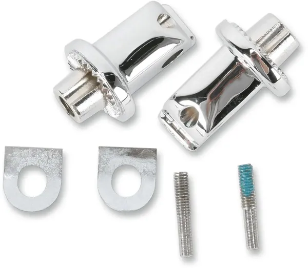 Kuryakyn ADAPTERS SPLINED FRONT/REAR - INDIAN/VICTORY - CHROME