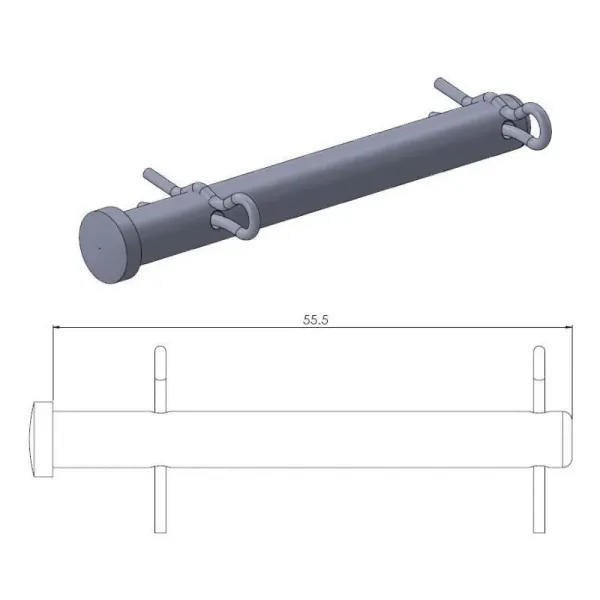 Brake Pad Caliper Hanger Pins – Front
