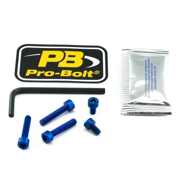 Aluminum Fuel Cap Screw Kits – Blue