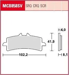 Disc Brake Pads – Mcb 858