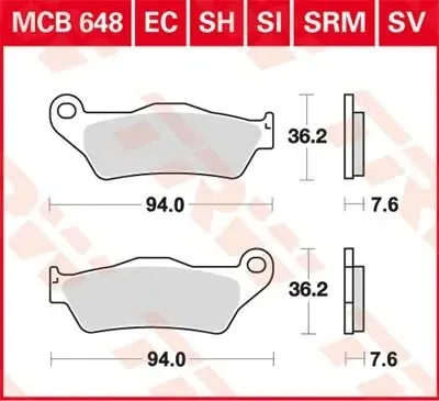 Disc Brake Pads – Mcb 648