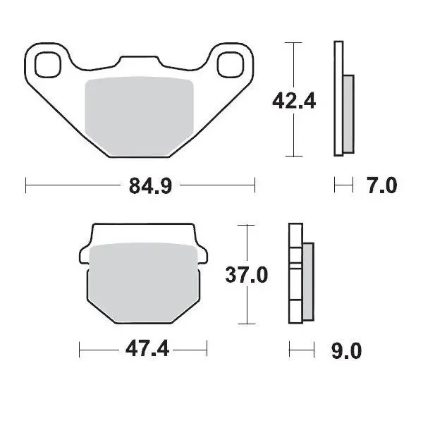 Brake Pads – Front 11 Compound