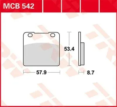 Disc Brake Pads – Mcb 542