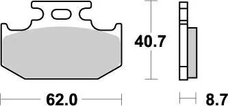 Brake Pads – Rear 21 Compound