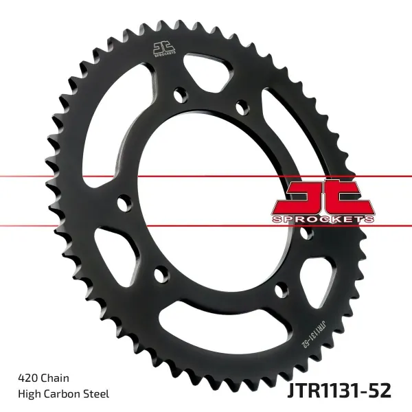 LED Battery Gauges – Induction Hardened Black Zinc Finish Rear Sprockets “Bk” - Rear Sprocket
