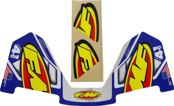 FMF Fmf Exhaust Replacement Decals – Colorways 4,1 blue