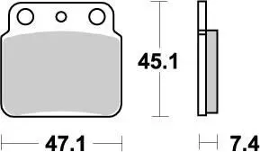 Brake Pads – 22 Compound - Rear 21 Compound