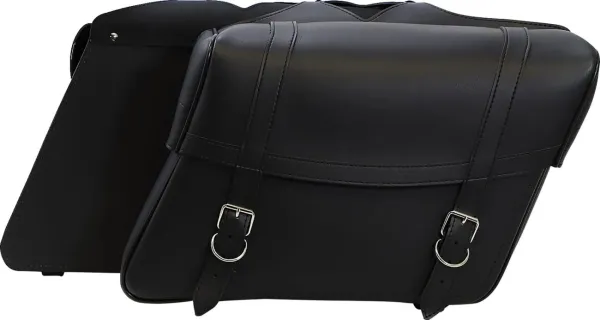 Highwayman Classic Slant-Style Saddlebags – Jumbo; 45,5 cm L x 15 cm W x 30,5 cm H (18” x 6” x 12”)