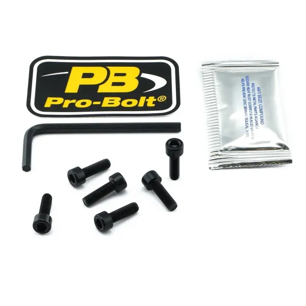 Aluminum Fuel Cap Screw Kits – Black