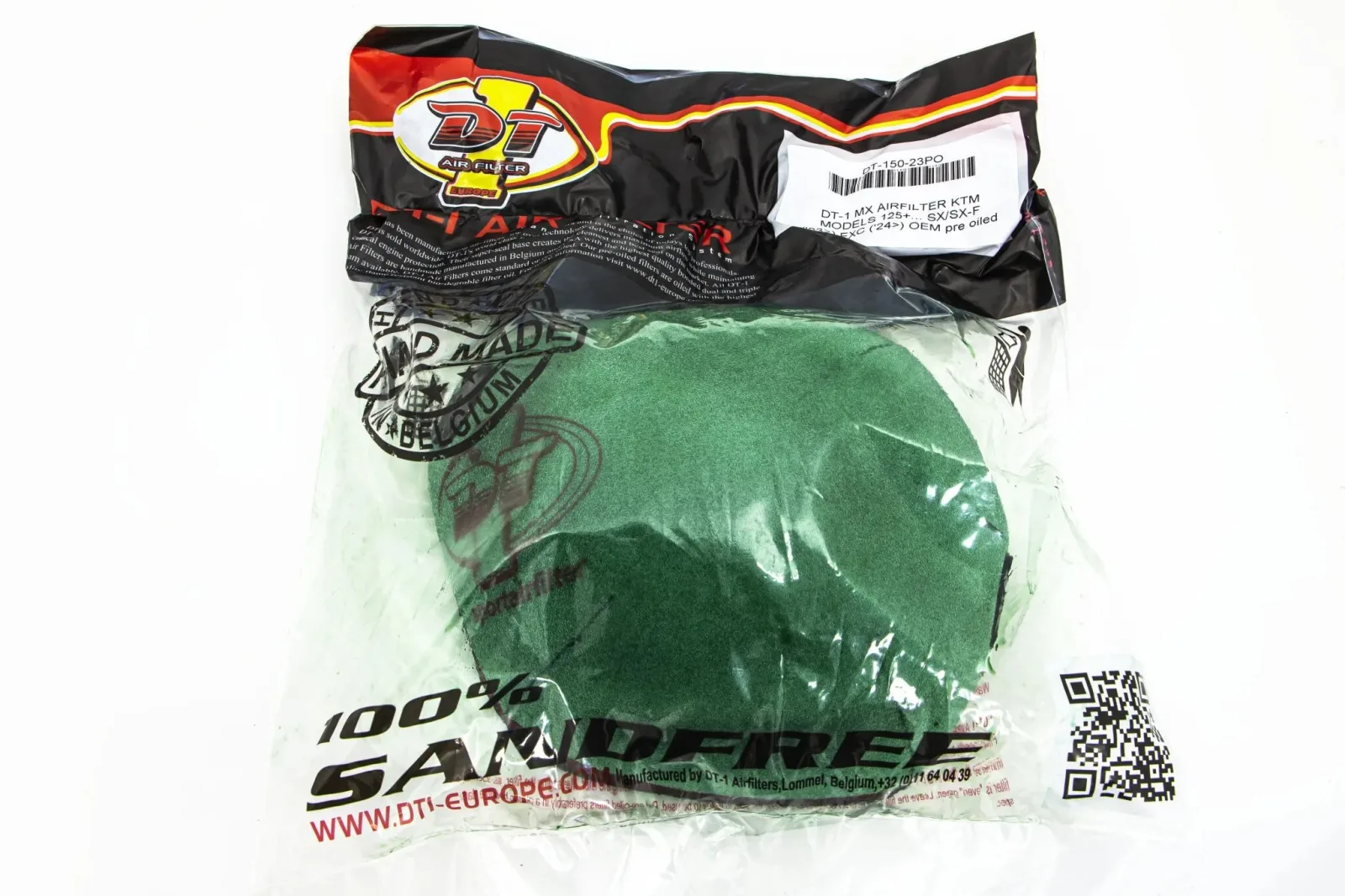 DT-1 Racing Europe Въздушен филтър – Pre-Oiled DT-150-23PO