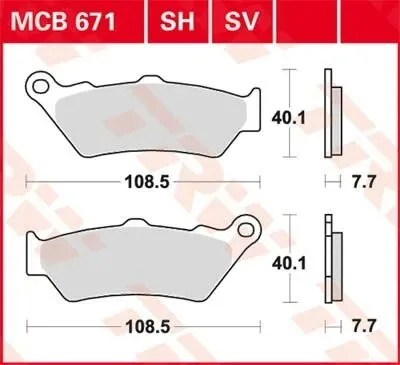 Disc Brake Pads – Mcb 671