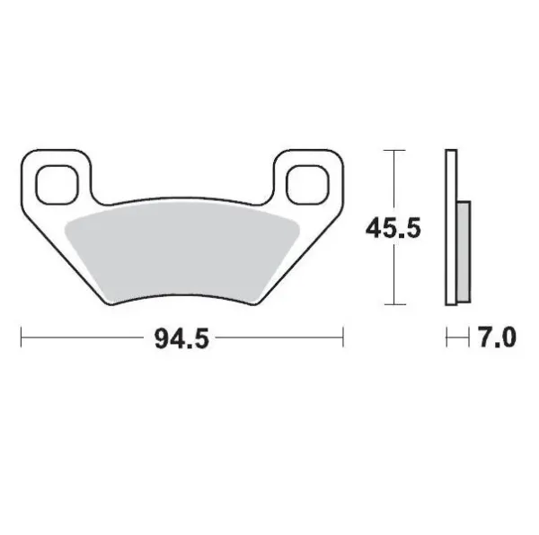 Brake Pads – 22 Compound - Front 11 Compound Left