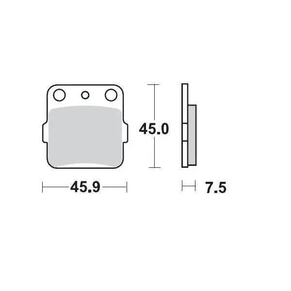 Brake Pads – 22 Compound - Front 11 Compound Left