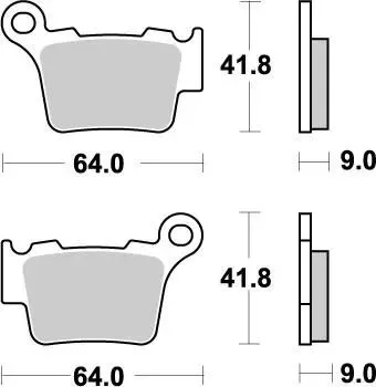 Brake Pads – Rear 21 Compound