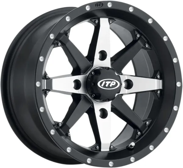 ITP Cyclone Wheels – 15x7; Offset: 5+2; Bolt Pattern: 4/156