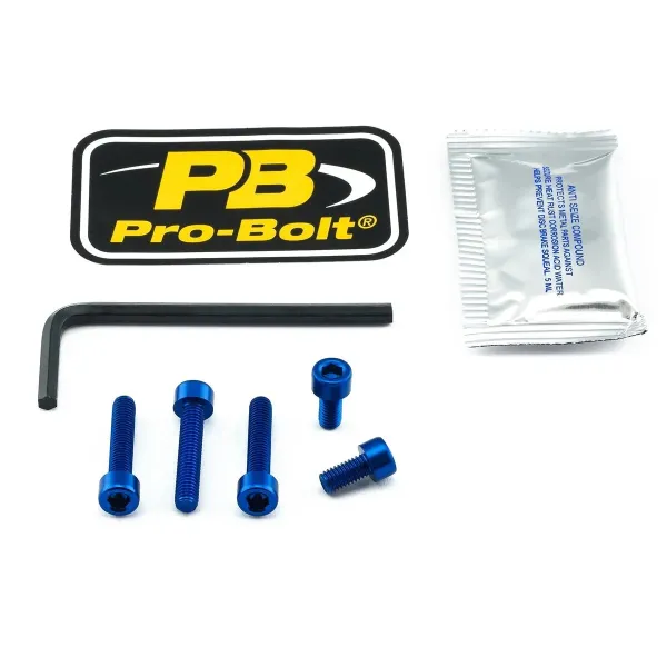 Aluminum Fuel Cap Screw Kits – Blue