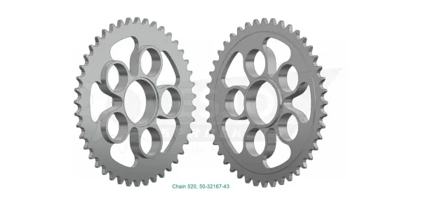 Front and Rear Sprockets – Rear
