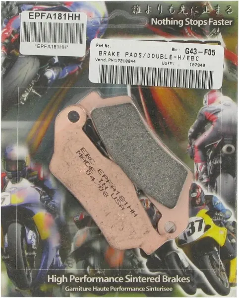Brake Pads and Shoes – ALFER - Divertida 250 Super Motard 01-; FRONT COMPOUND TYPE: EP Extreme