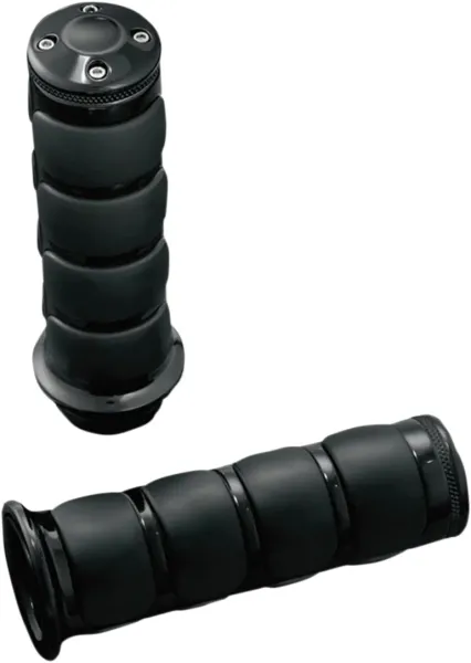 Kuryakyn UNIVERSAL GRIPS ISO - BLACK - 1" BARS