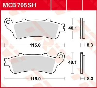 Disc Brake Pads – Mcb 705