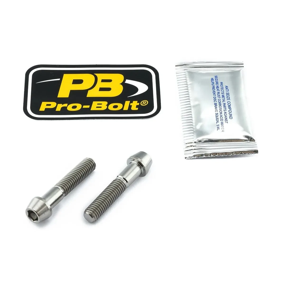 Titanium Rear Brake Caliper Pinch Bolt Kits