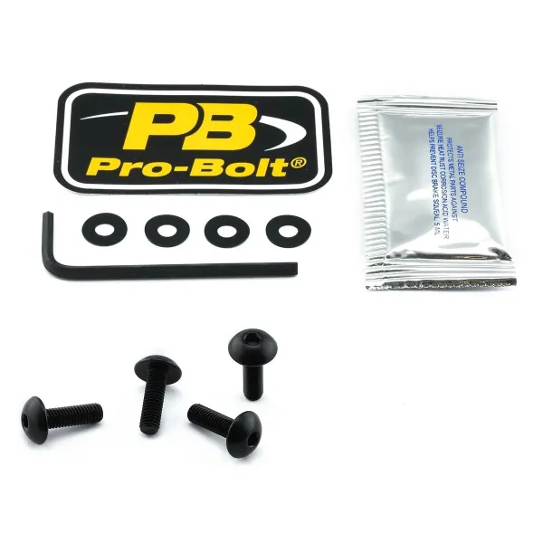 Aluminum Windshield Bolt Kits – Black