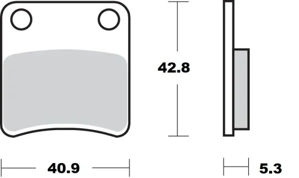 Moto-Master Road Brake Pads – Parking Brake Pads (Ceramic Compound)