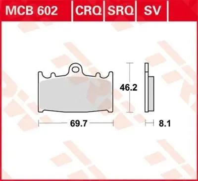Disc Brake Pads – Mcb 602
