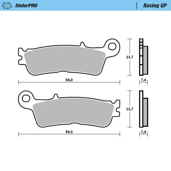 Brake Pads – Front 21 Compound