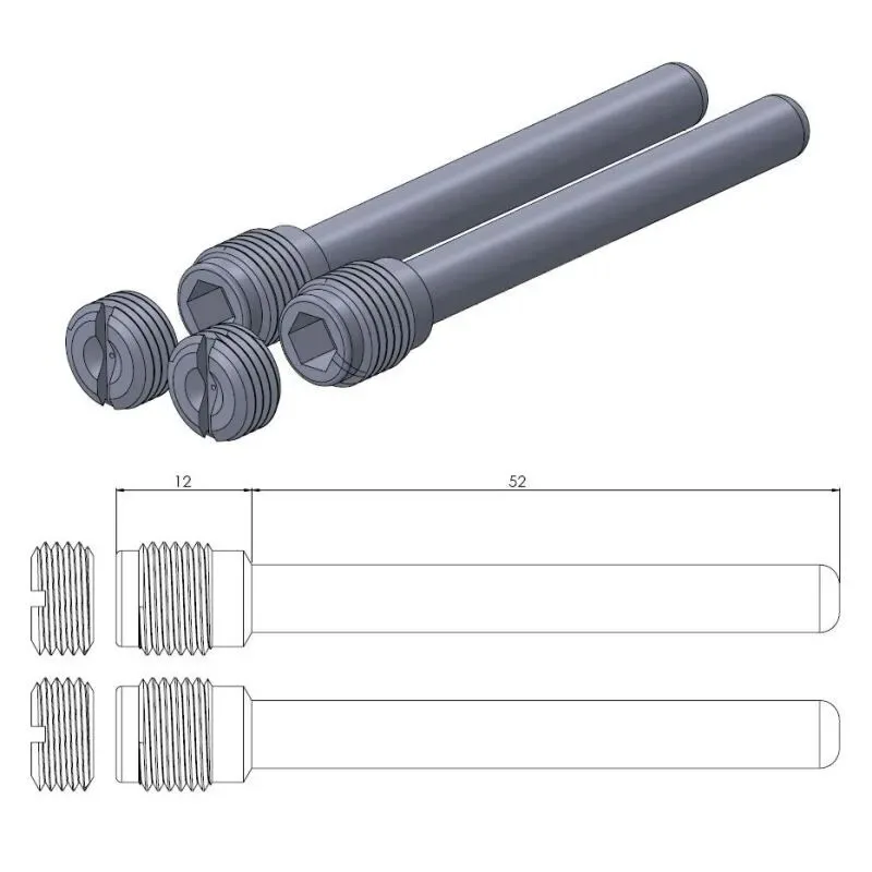 Brake Pad Pins – Front