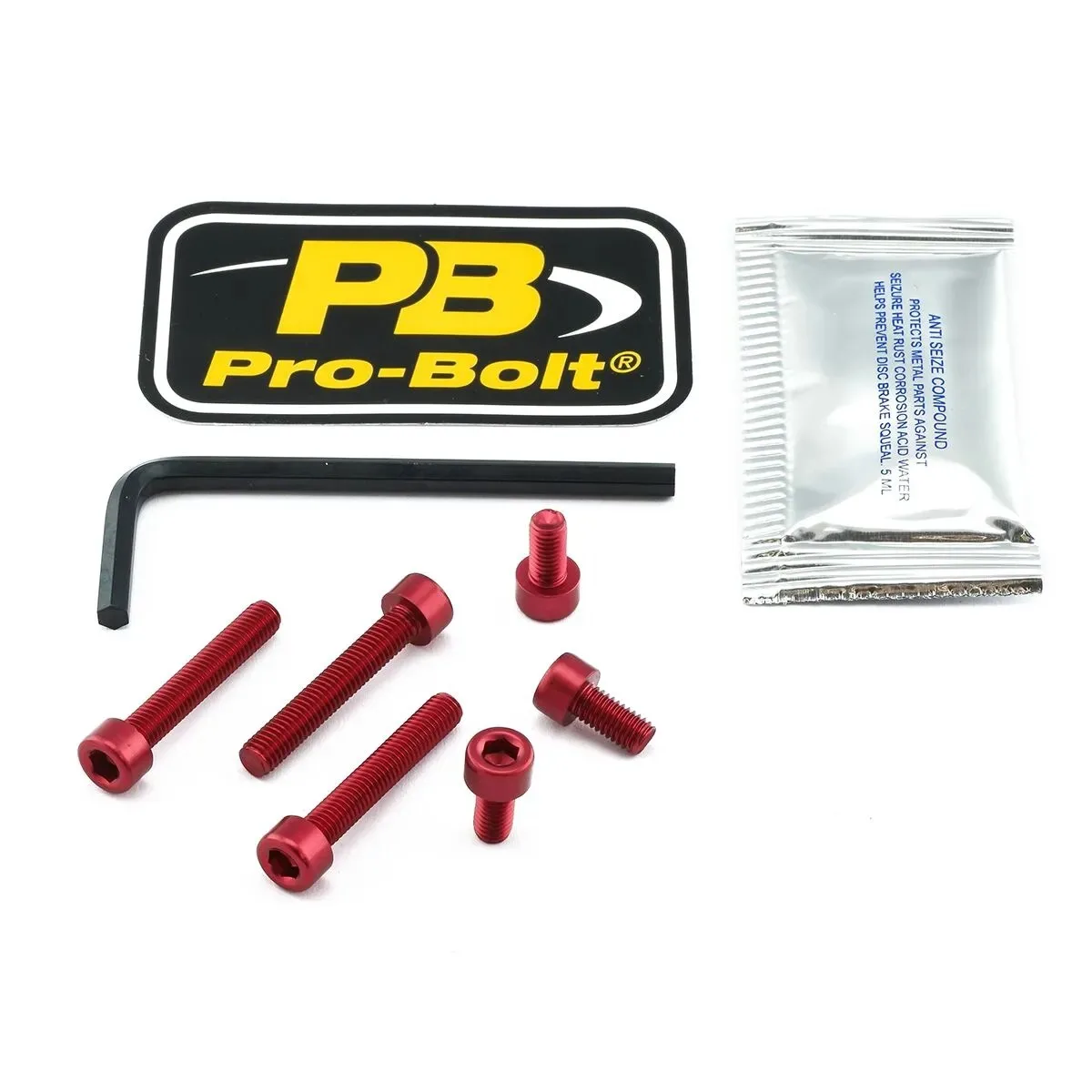 Aluminum Fuel Cap Screw Kits – Red