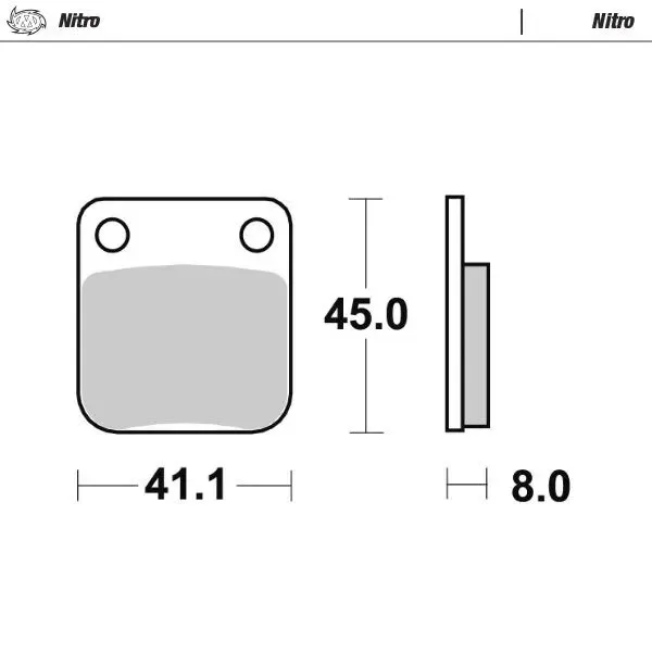 Brake Pads – Rear 21 Compound