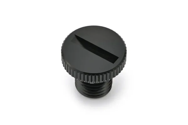 Mirror Plug Bolts – 17 MM X 11 MM SLOTTED HEAD - Black left mirror plug bolt