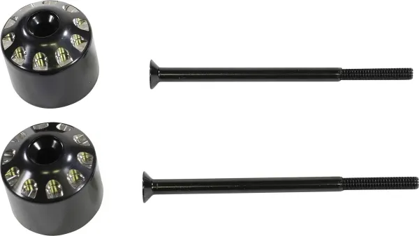 Show Chrome BAR END WEIGHTS RYKER