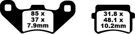 Brake Pads and Shoes – Front Pad or Shoe