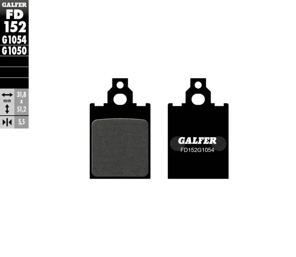 Galfer Brake Pads – Semi Metal Rear