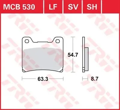 Disc Brake Pads – Mcb 530