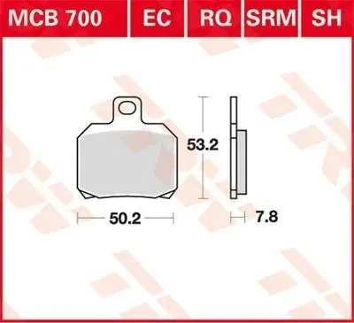 Disc Brake Pads – Mcb 700