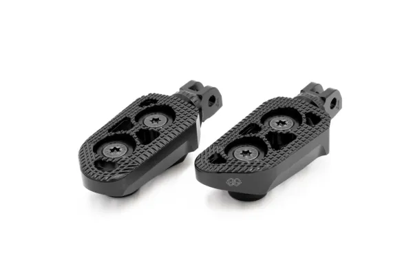 Gilles Tooling TOUR-X ENDURO FOOT PEG SET, RIDER, BLACK