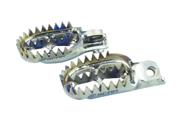 Scar Titanium Footpegs – Gripper Footpegs